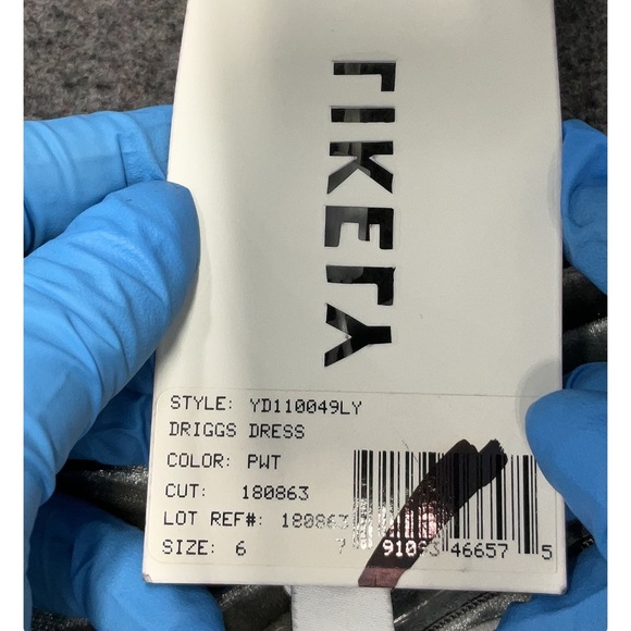 NWT Likely Driggs Strapless Velvet Pewter Dress - Picture 14 of 14